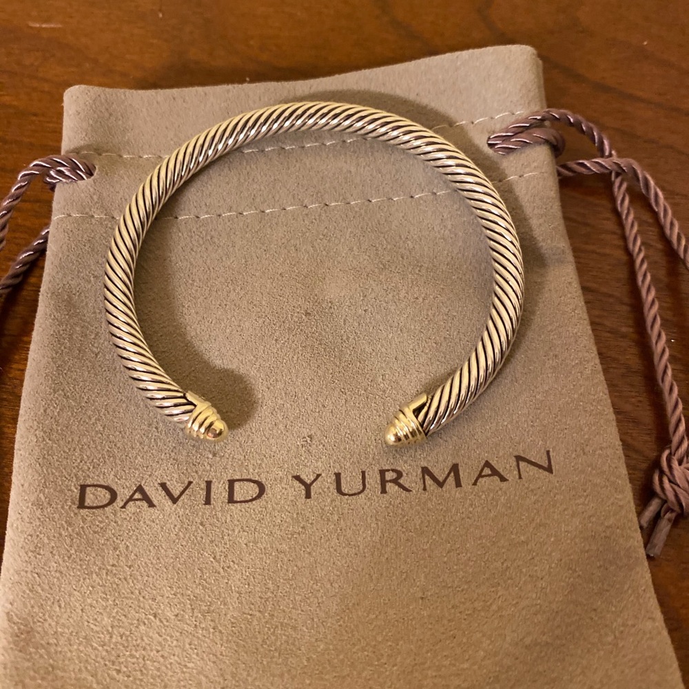 David Yurman 5mm cable bracelet ~ size medium